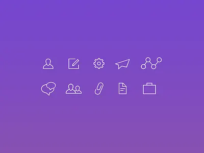 Icon Set flat icons pixel ui ux