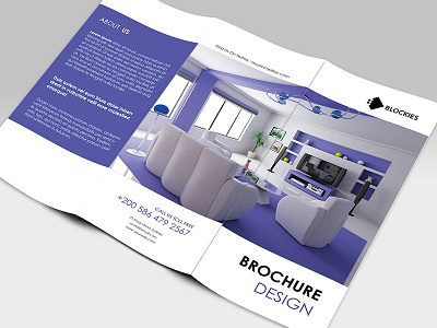 Multipurpose Tri-fold Brochure Template brochure corporate creative exclusive home house interior land multipurpose print professional tri fold