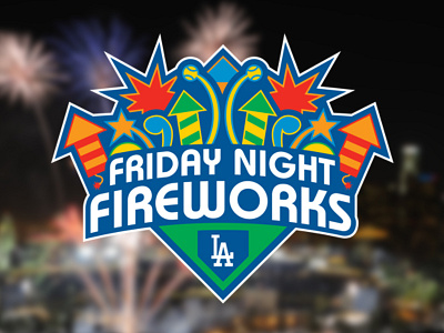 800x600 Fnf Bkgd baseball dodgers fireworks logo mlb sports