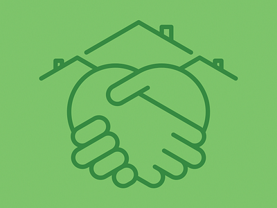 Neighborly association friendly hands handshake house icon logo love neighborhood neighborly neighbourhood