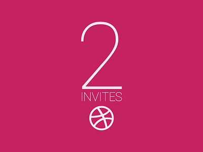 2 Invites dribbble invitation invites prospects