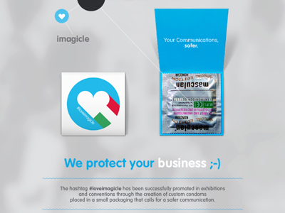 protecting your business ;-D condom imagicle promo viral