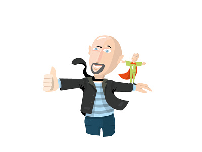 Guy illustration vector