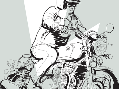 CB1100 Gif bolt brush tool cafe racer cb1100 gif honda illustration lightning motorcycle powersports vector