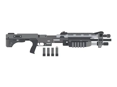 Shotgun (WIP) flat shotgun weapon