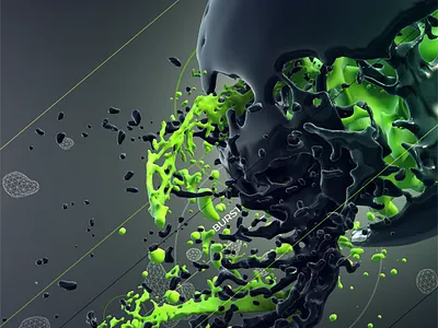 Ball Burst 3d ball ball burst burst element 3d inspiration