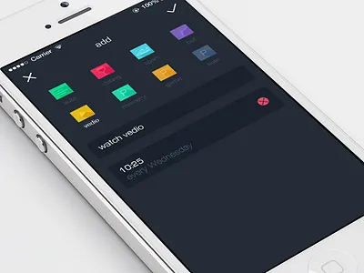 Ui Notepad add colorful dark flat icons note