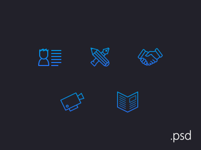 Icons 01 camera draw free freebie hand icon icons line paper psd set user