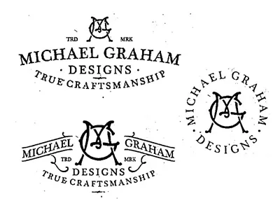 Recent Work classic logo monogram vintage