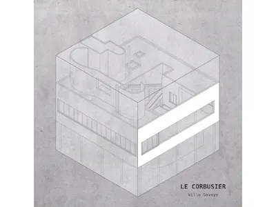 LE CORBUSIER - Villa Savoye architecture casa cube le corbusier villa savoye