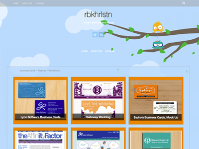 Personal Website css3 html5 php web design wordpress