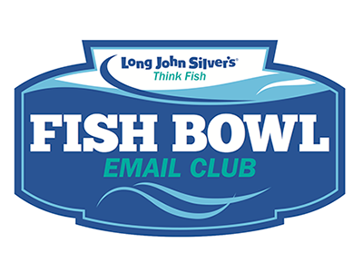 Long John Silver's Fish Bowl Email Club Logo branding identity logos