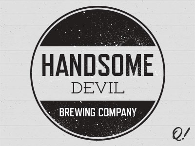 Handsome Devil Logo 2 beer illustration logo logo design