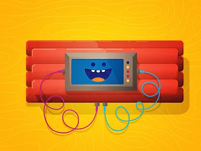 Happy Bombing bomb counter happy smile