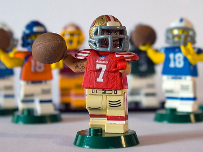 Custom Lego NFL Figures 3d custom lego minifigs nfl printing