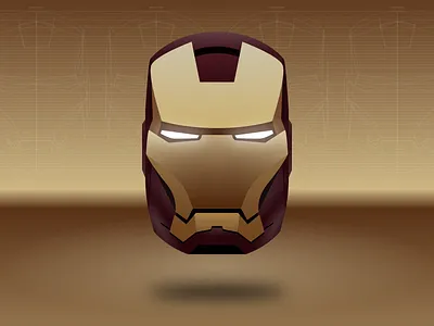 Iron Man Helmet avengers comics icon illustration iron man ironman sketch3 vector