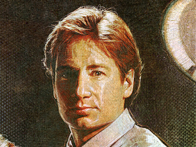 Mulder WIP illustration x files