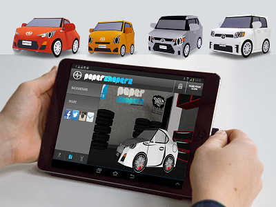 Paper Shapers 3d apps development designing development game game design mobile apps ux