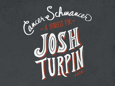 Dribbble Shots 12 benefit cancer custom lettering hand drawn handdrawn lettering type vintage