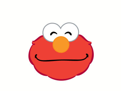 Elmo Halo animated animation elmo emoji emoticon gif sesame street