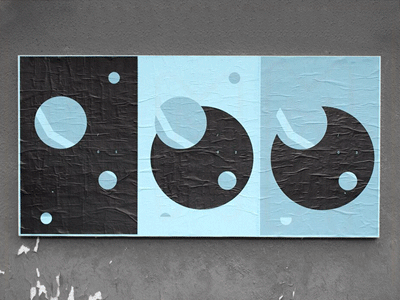 Ficciones Typografika circles ficciones typografika minimalism poster typography wheat paste wheatpaste