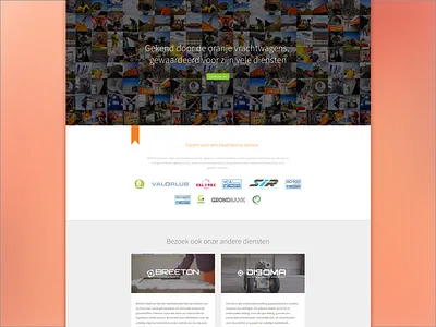 De Bree quality page flat mosaic quality simple webdesign website