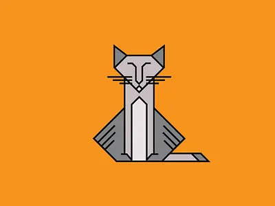 Cat cat diamond geometrical