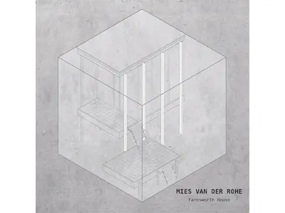 MIES VAN DER ROHE - Farnsworth House architecture casa cube farnsworth house mies mies van der rohe