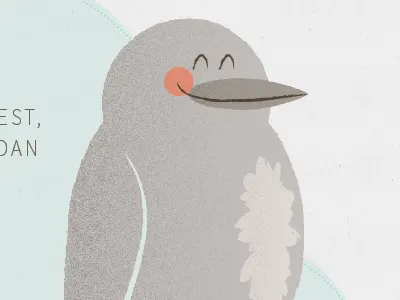Fatty Bird drawing illustration illustrator photoshop
