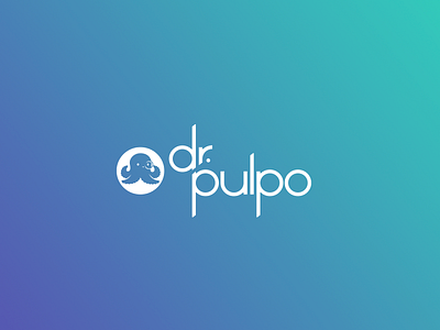 Dr Pulpo branding color cute geometric icon lettering octopus