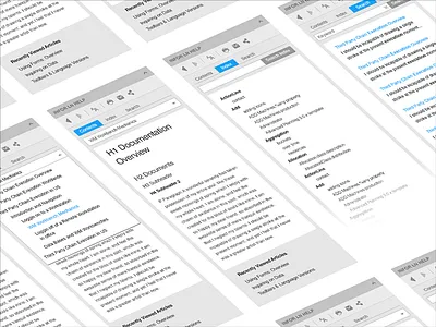 Help Menu Widget Windows OS design interface ios menu mobile os responsive ui ux widget windows windows 8