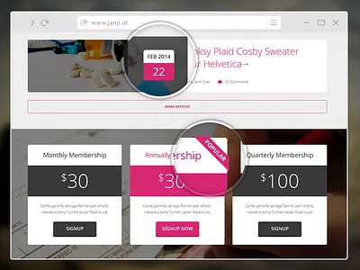 Janji design envato indonesia landing page marketing onepage themeforest typography ui web website wordpress
