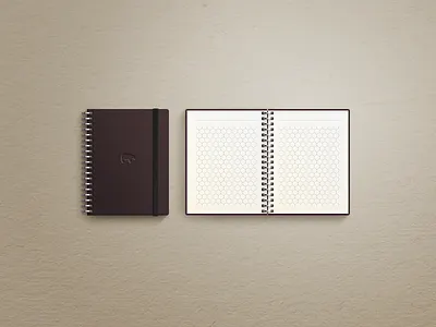 Gridzzly Pro grid gridzzly gridzzly.com hexagon illustration mockup notebook paper process sketchbook