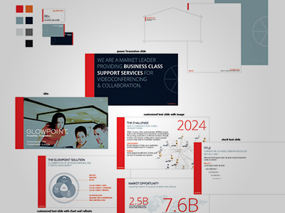 Glowpoint Collateral collateral design system