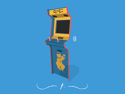 Arcade Machine arcade machine illustration vector vintage