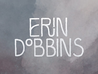 Erin Dobbins Logo branding dobbins erin identity illustration logo watercolor