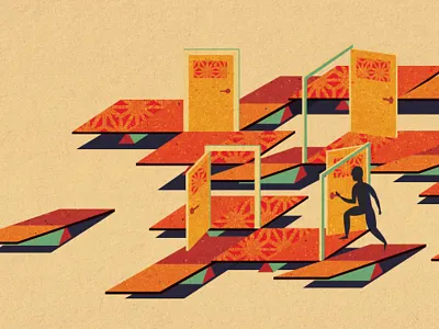 Institutional Design abstract alumni editorial geometric graphic illustration institution institutional law texture university