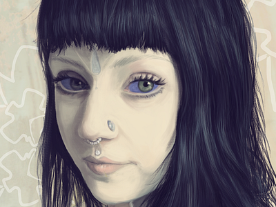 Grace Neutral body mod digital art grace neutral painting photoshop portrait