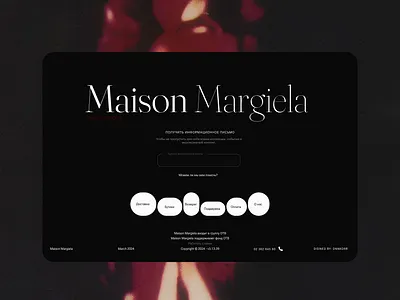 Website. Fashion design ui ux