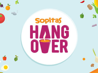 Hangover Soups adobe branding fastfood hangover healthy logo logotipo logotype purple soup vector vegetables