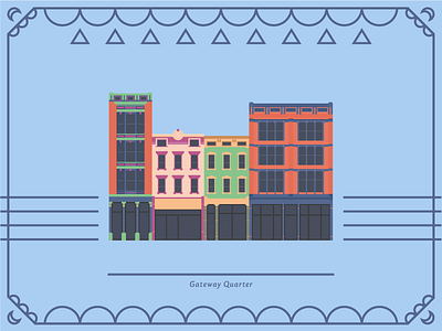 Gateway Quarter adm america architecture building christineadm cincinnati gateway quarter ohio vector