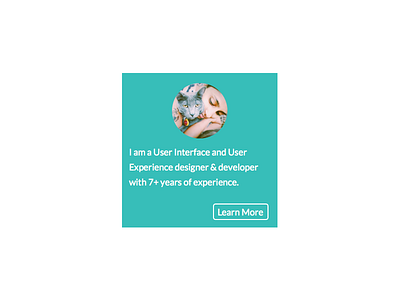 Website Redesign Component - About Me portfolio sketch app web design
