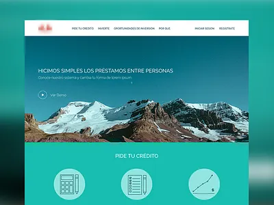 Home Page ui website