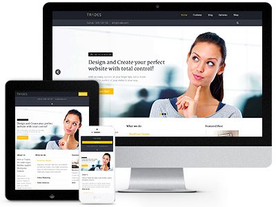 Trades WordPress Theme business design theme ui web website wordpress