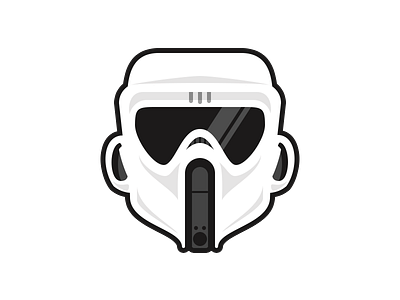 Trooper Scout dailydoodle illustration scout star sticker stormtrooper trooper wars