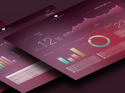 Dashboard bank bargraph dashboard donuts ebanking graph ipad numbers tables ui ux