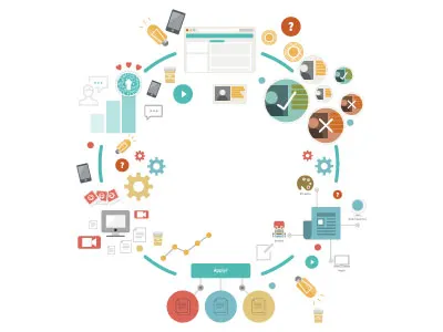 WIP Illustration icons illustration vector