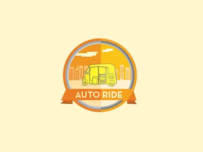 Auto Badge badge design icon illustration india