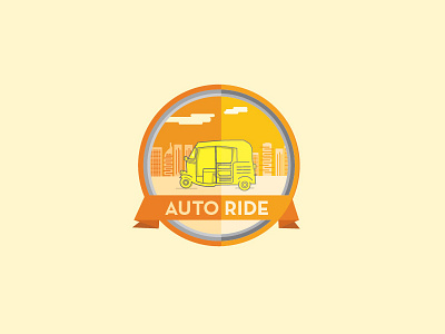 Auto Badge badge design icon illustration india