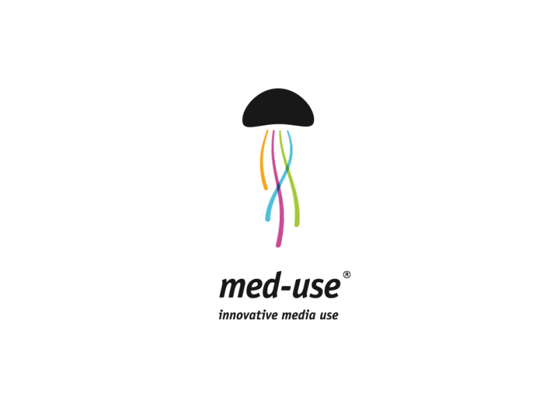 Med-Use jellyfish logo logo animation